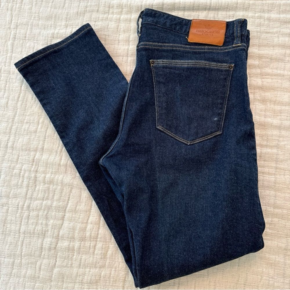 Shockoe Atelier Jeans Slim Armstrong, 1 Of 8, Dark Wash, Mens Size 33